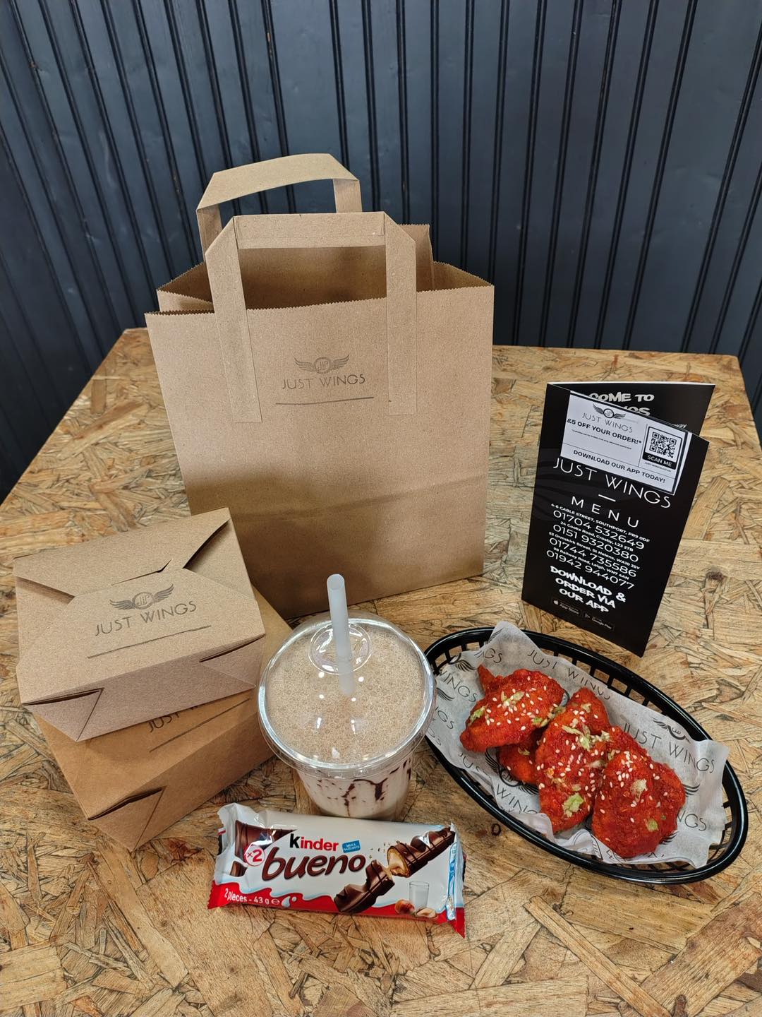 Just Wings packaging